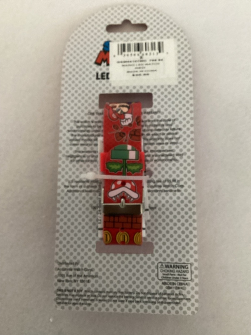 NWT Super Mario Red Kids LED Watch - Picture 4 of 7
